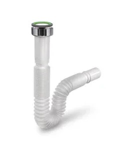 Sifone esterno per fontane da giardino kam in pvc allungabile da 1"1/4 Promo Stagionale