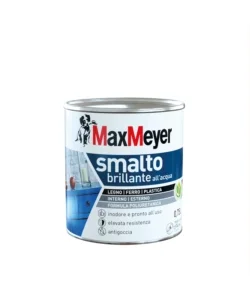 Smalto all'acqua acril-poliuretanico max meyer "brillante" colore arancione ace, 750 ml Prezzo Scontato