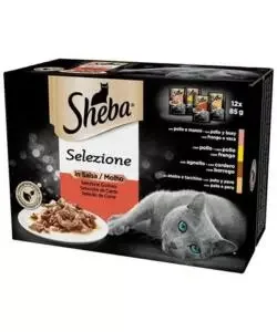 Affare Sheba - multipack umido per gatti in salsa 12 pz