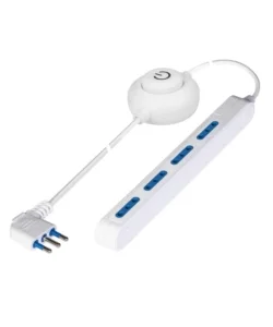 Acquista Ora Presa multipla poly pool con 4 prese bivalenti e cavo da 2 metri, colore bianco