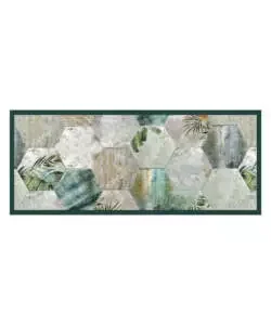 Acquista Ora Passatoia in vinile "runner" fantasia "tropical composition", 120x50 cm