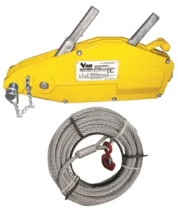 Argano manuale e fune vigor 20 m 1600 kg Sconto