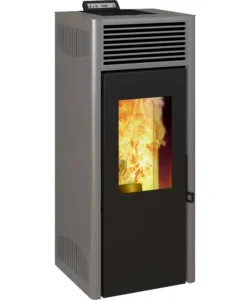 Stufa a pellet ventilata invicta "nuova nola plus" grigio 9,5 kw Offerta