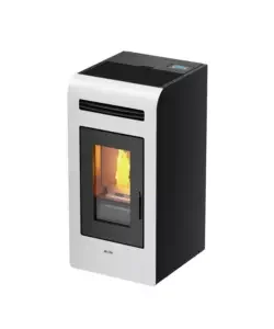 Stufa a pellet canadian stove "vancouver 14" bianco 12,9 kw Must-Have