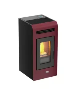 Ultimissimo Modello Stufa a pellet canadian stove "vancouver 14" bordeaux 12,9 kw