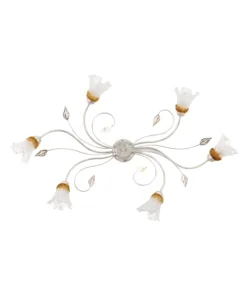 Acquista Ora Plafoniera ovale onli "lancia" 6 luci, e14