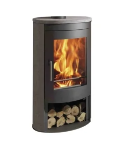 Miglior Prezzo Stufa a legna panadero "oval 3 stones" antracite 7,6 kw
