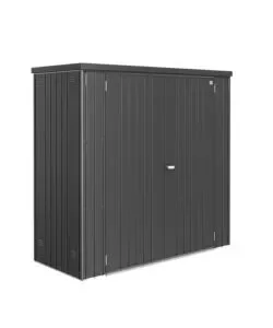 Armadio per attrezzi biohort "190" in acciaio zincato grigio scuro metallizzato - 31060 Offerta Speciale