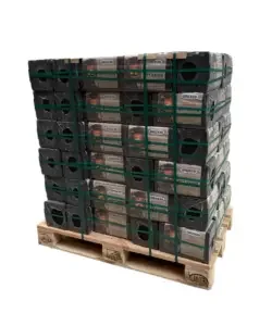 Bancale mattonelle di carbone - 90 scatole da 10 kg. Acquista Ora