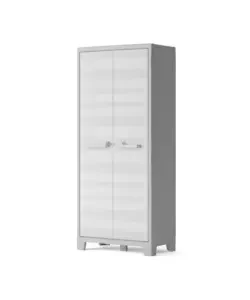 Armadio alto multispace keter "maximo" in resina grigio chiaro 80x44x182 cm Prezzo Ridotto