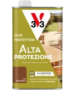 Spedito Oggi Olio protettivo per mobili da giardino v33 teak, 1 lt