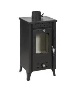 Stufa a legna divina fire "matilde" nero 7,7 kw Professionale