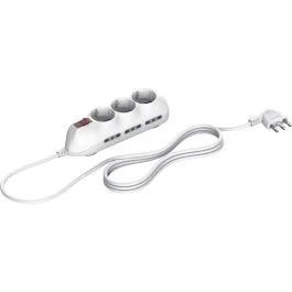 Affare Bticino M/presa 16a+t 3schuko+6 10/16a+t interr. 1.5 mt bi