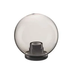 Acrilux Sfera Ø 20 cm, e27, 100 w, ip44, completa di base, fume' Ultimissimo Modello