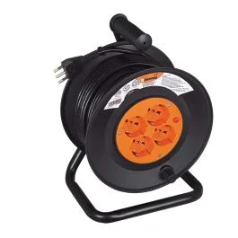 Avvolgicavo garden 25 mt sp 16a + 4 prese universali Acquista Ora