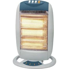 Stufa elettrica alogena oscillante, potenza 1200 watt Economico