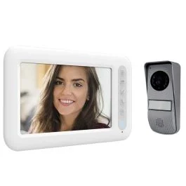 Avidsen Videocitofono gamma ylva, sistema a 2 fili, schermo 7', funzione monitoring, visione notturna, funzione polarity protect Prezzo Scontato