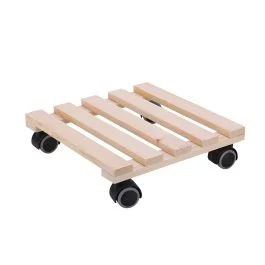 Novità Carrello quadrato in pino 30x30 cm