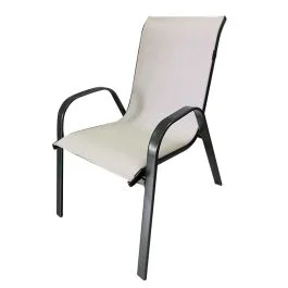 Acquista Ora Gardenia Sedia poltrona creta, con braccioli, 54x68xh.93 cm