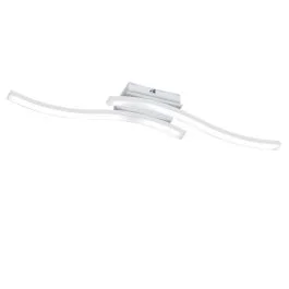 A Buon Prezzo Plafoniera led 2 bacchette ondulate 56x9xh.7 cm, smd led integrato 2 x 5 watt