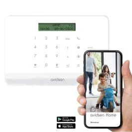 Di Tendenza Kit allarme home secure, tastiera touch, connessione wifi e gsm, comando a distanza tramite app, frequenza di lavoro 433 mhz, accessori
