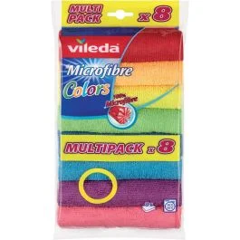 Vileda set 8 panni microfibra colors Super Prezzo