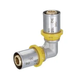 Gomito doppio interm.16x16 x multistrato gas Promozione Esclusiva