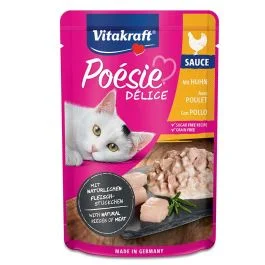 Vitakraft poÈsie delisauce, cibo umido per gatti, vari gusti, 85 gr A Buon Prezzo