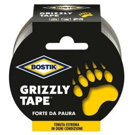 Sconto Bostik Nastro riparazioni grizzly, estrema durata e resistenza all'acqua e raggi uv, tape 50 mm x 10 mt, colore grigio