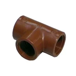 Tee fem. in pp marrone Ø1/2 Offerta Lampo