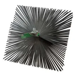 Sit Scovolo quadrato in acciaio 300x300 mm, attacco m12, per pulizia camini e canne fumarie Novità