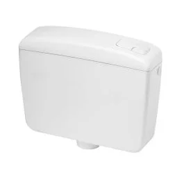 Idrostile Cassetta wc lambada 2, a zaino, 2 pulsanti, 6/9 lt, bianca, ultra-piatta Ultima Occasione