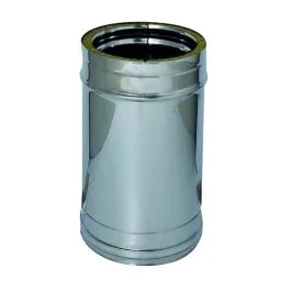 Europrofil Tubo lineare per canna fumaria, Ø 80/130xh.1000 mm Compra Online