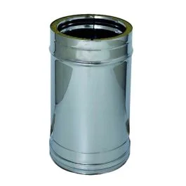 Europrofil Tubo lineare per canna fumaria, Ø 80/130xh.500 mm Economico