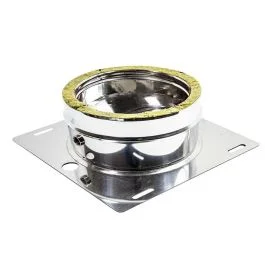 Subito Disponibile Europrofil Piastra di base doppia parete, Ø interno/esterno 80/130 mm