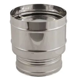 Europrofil Fumaiolo 4 venti doppia parete, Ø interno/esterno 80/130 Sconto