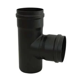 Compra Oggi Stesso Raccordo tee 90° mf monoparete, Ø 80 mm, colore nero