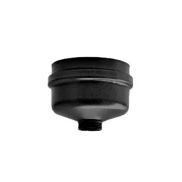 Tappo raccolta condensa in acciaio alluminato certificato v2, spessore 1,2 mm, Ø 80 mm, colore nero A Buon Prezzo