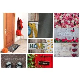 Zerbino in gomma, colori assortiti, 40x70 cm Acquista Ora