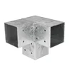 Economico Giunto angolare per pergola per pali 9 x 9 cm Modello a cubo - Pezzo