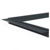 Coperture per tetti in alluminio antracite Angolo interno 6,0 x 6,4 x 40 cm - Al pezzo Sconto
