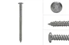 Viti per telai a testa bombata Zincata 7,5 x 102 mm - 100 pezzi Prezzo Di Fabbrica