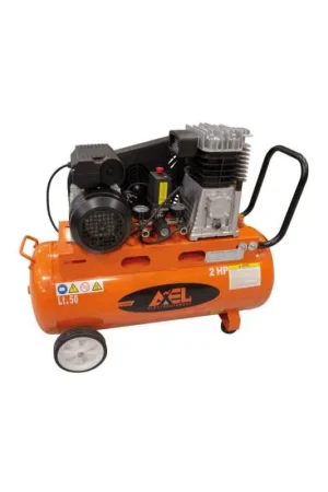 COMPRESSORE AXEL 50L 2HP CINGHIA LUBRIFICATO Spedito Oggi