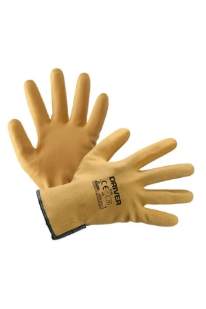 GUANTO DRIVER NYLON E NITRILE GIALLO Prezzo Conveniente