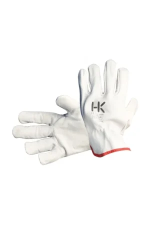 GUANTO PELLE FIORE BIANCO Esclusivo