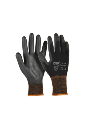 GUANTO NYLON SPALMATO POLIURET NERO Spedizione Espresso