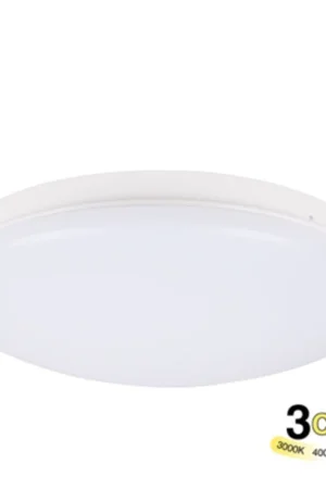 Compra Online Plafoniera LED 18W &Oslash;312 x 82mm 3 in 1 CCT 3000-4000-6500K IP44 FSL