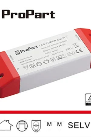 Alimentatore LED ProPart IP20 24V 80W 3,3A Novità