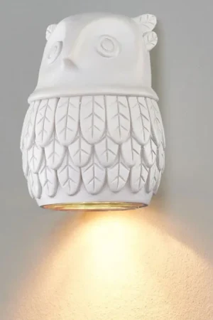 Direttamente Dal Produttore Applique in Gesso a Forma di Gufo per Lampadina GU10