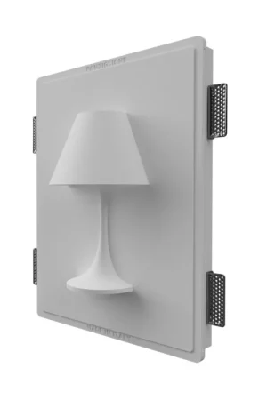 Offerta Applique in Gesso a Forma di Lume per Lampadine Attacco G9